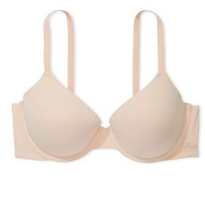 NWT Pink Victoria’s Secret Wear Everywhere Lightly Lined T-Shirt Bra Nude 44DDD